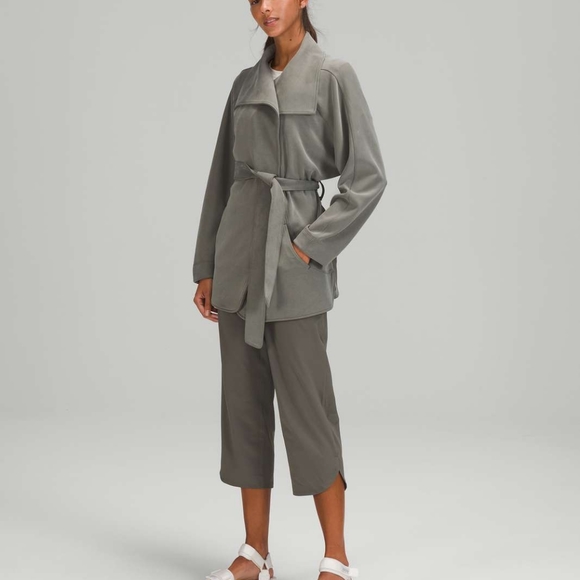 Lululemon Softstreme Belted Wrap green size s/xs - Picture 5 of 10